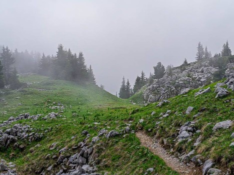 Brouillard vers la Tête des Bécus