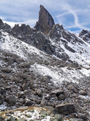 La face Nord de la Pierra Menta