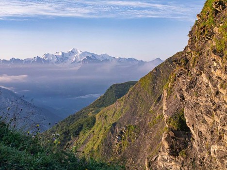 Sur la crête de Chamossière, point 1804