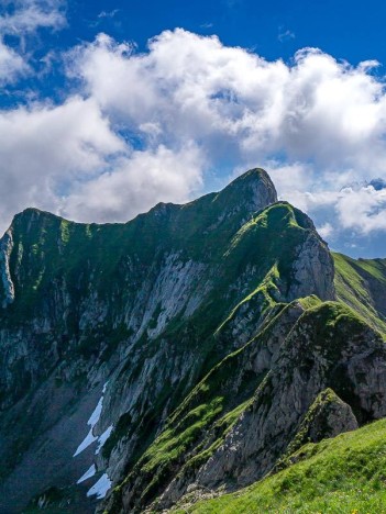 Parcours de crête du Roc d'Enfer, depuis la Pointe de Haute Béne