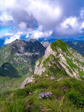 Pointe de Chalune et pointe de Haute Béne, parcours de crête