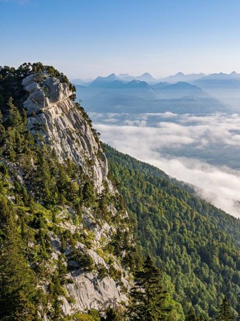 Travail de l'érosion sous les Rochers de Belles Ombres