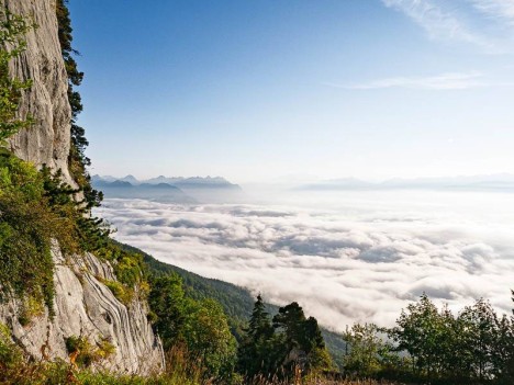Combe de Savoie, mer de nuage