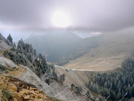 Col des Ayes vers 15 heures…