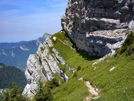 Sangle de la Barrère, Dent de Crolles