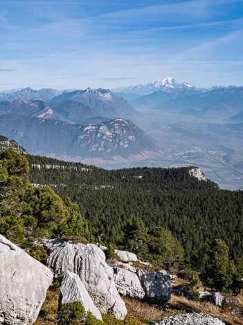Les Bauges et le Mont Blanc