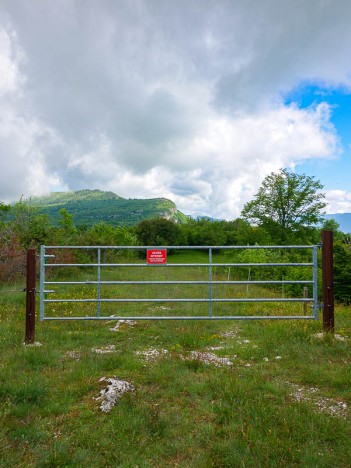 Clôture du pâturage du Châtelard