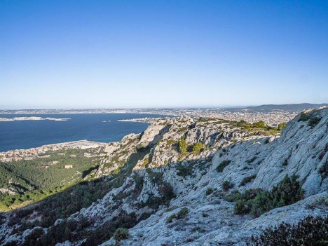 Marseille depuis le Sommet Ouest de l'Homme Mort