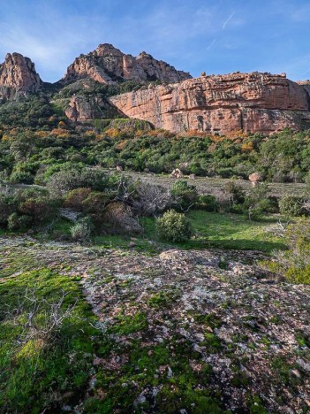 Le sommet du Rocher de Roquebrune