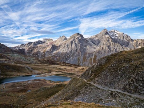 Le Lac des Cerces et le Grand Galibier