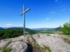 La croix du Rocher de la Garde 705m