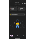 Écran d'accueil de l'application Sécurité Personnelle d'Android