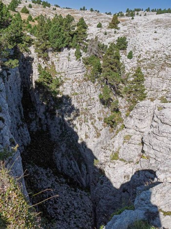 Un gouffre du Vercors