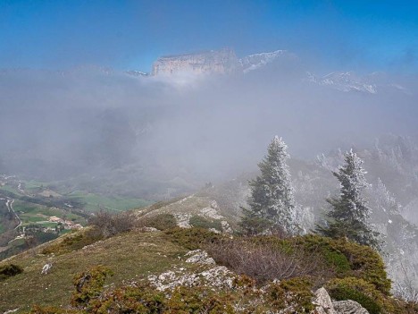 Sur la crête du Sommet de Charbonnier